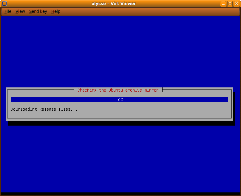 Checking the Ubuntu archive mirror...